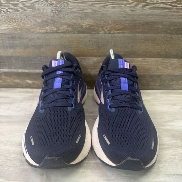 Brooks Adrenaline GTS 22 Womens Size 10.5 Blue Running Shoes Sneakers 1203531B11 - Picture 7 of 9